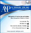 A. Poulin CPA inc. logo